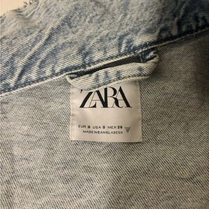 Zara Sky Blue Denim Jacket